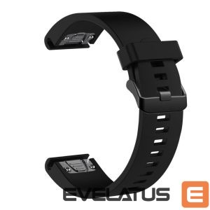 Rihm fixed  | Silicone Strap for Garmin QuickFit 20mm | Black 