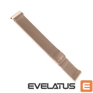 Rihm fixed  | Mesh Strap with Quick Release, 18mm, Stainless Steel Mesh Strap for Smartwatch | Gold 