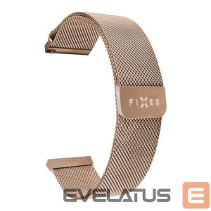 Rihm fixed  | Mesh Strap with Quick Release 20mm for Smartwatch | Rose gold 