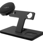 Tagakaaned fixed  | MagPowerstation 3-in-1 wireless charging stand with MagSafe mount support | FIXMPOS-BK | Black 