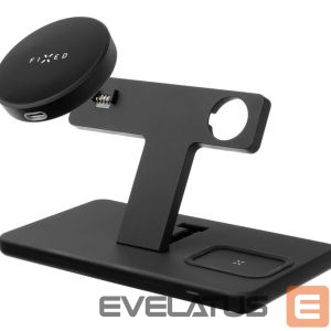 Tagakaaned fixed  | MagPowerstation 3-in-1 wireless charging stand with MagSafe mount support | FIXMPOS-BK | Black 
