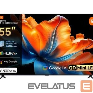 Televiisorid Xiaomi  | S Mini LED 2026 | 55 | Smart TV | Google TV | 4K UHD | Dark Grey 