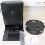 Tolmuimeja Ecovacs  SALE OUT.  DEEBOT T80S OMNI BLACK Vacuum cleaner, Robot, Wet&Dry, 24800Pa, TruEdge 3.0, AIVI 3D 3.0, 6400 mAh, Black + Auto-empty sta |  Robotic Vacuum Cleaner | DEEBOT T80S OMNI BLACK | Wet&Dry | 6400 mAh | 24800 Pa | Black | ITEM USED, DIRTY AND SCRATCHED 