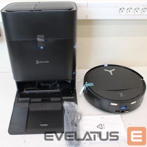 Tolmuimeja Ecovacs  SALE OUT.  DEEBOT T80S OMNI BLACK Vacuum cleaner, Robot, Wet&Dry, 24800Pa, TruEdge 3.0, AIVI 3D 3.0, 6400 mAh, Black + Auto-empty sta |  Robotic Vacuum Cleaner | DEEBOT T80S OMNI BLACK | Wet&Dry | 6400 mAh | 24800 Pa | Black | ITEM USED, DIRTY AND SCRATCHED 