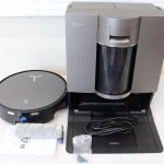Tolmuimeja Ecovacs  SALE OUT.  DEEBOT X11 OMNICYCLONE EU Vacuum & mop, Wet&Dry,with new bagless All-in-One OmniCyclone station, Black (with brown shimmer |  Robot Vacuum Cleaner with New Bagless All-in-One OmniCyclone Station | DEEBOT X11 OMNICYCLONE EU | Wet&Dry | 6400 mAh | 19500 Pa | Black | ITEM USED, DIRTY AND SCRATCHED. MISSING BRUSH 