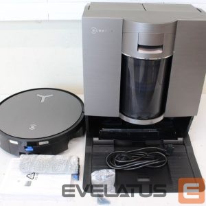 Tolmuimeja Ecovacs  SALE OUT.  DEEBOT X11 OMNICYCLONE EU Vacuum & mop, Wet&Dry,with new bagless All-in-One OmniCyclone station, Black (with brown shimmer |  Robot Vacuum Cleaner with New Bagless All-in-One OmniCyclone Station | DEEBOT X11 OMNICYCLONE EU | Wet&Dry | 6400 mAh | 19500 Pa | Black | ITEM USED, DIRTY AND SCRATCHED. MISSING BRUSH 