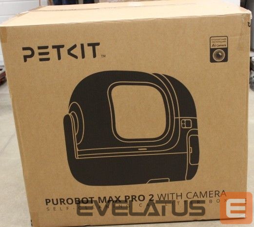 Kariloomade jaoks PETKIT SALE OUT. Automatic Cat Litter Box | Purobot Max Pro 2 | White | USED, DIRTY, MISSING INNER PACKAGING | 24 month(s)