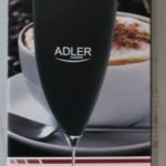 Aksessuaar kohvimasinatele Adler  SALE OUT.  Milk Frother | AD 4491 | Milk frother | Black | DAMAGED PACKAGING 