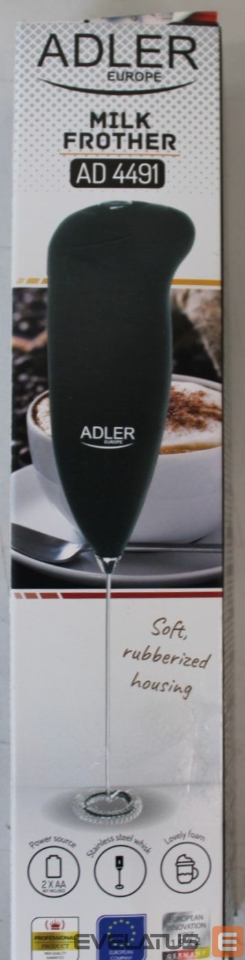 Aksessuaar kohvimasinatele Adler SALE OUT. Milk Frother | AD 4491 | Milk frother | Black | DAMAGED PACKAGING