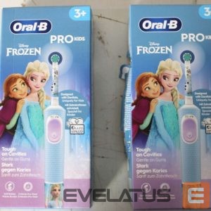 Hambahari Oral-B  SALE OUT.  Vitality PRO Kids Frozen Electric Toothbrush, Blue |  Electric Toothbrush | Vitality PRO Kids Frozen | Warranty 24 month(s) | Rechargeable | For kids | Number of brush heads included 1 | Number of teeth brushing modes 2 | Blue | DAMAGED PACKAGING 