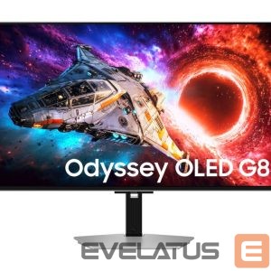 Monitorid Samsung  LS32HG800SUXEN 32" Gaming Monitor Odyssey OLED G8 G80SH 3840x2160/16:9/300cd/m2/0.03ms, HDMI, DP, USB | 