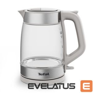 Veekeetja TEFAL  Kettle | KI605B30 | 2200 W | Electric | 1.7 L | Glass | 360° rotational base | Grey 