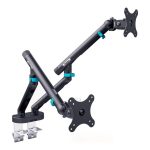 Teleri kinnitus Digitus  Desk Mount | Tilt, rotation, pivot | Dual design monitor mount, 2x 35", 2x 10 kg | 35 " | Maximum weight (capacity) 20 kg | Black 