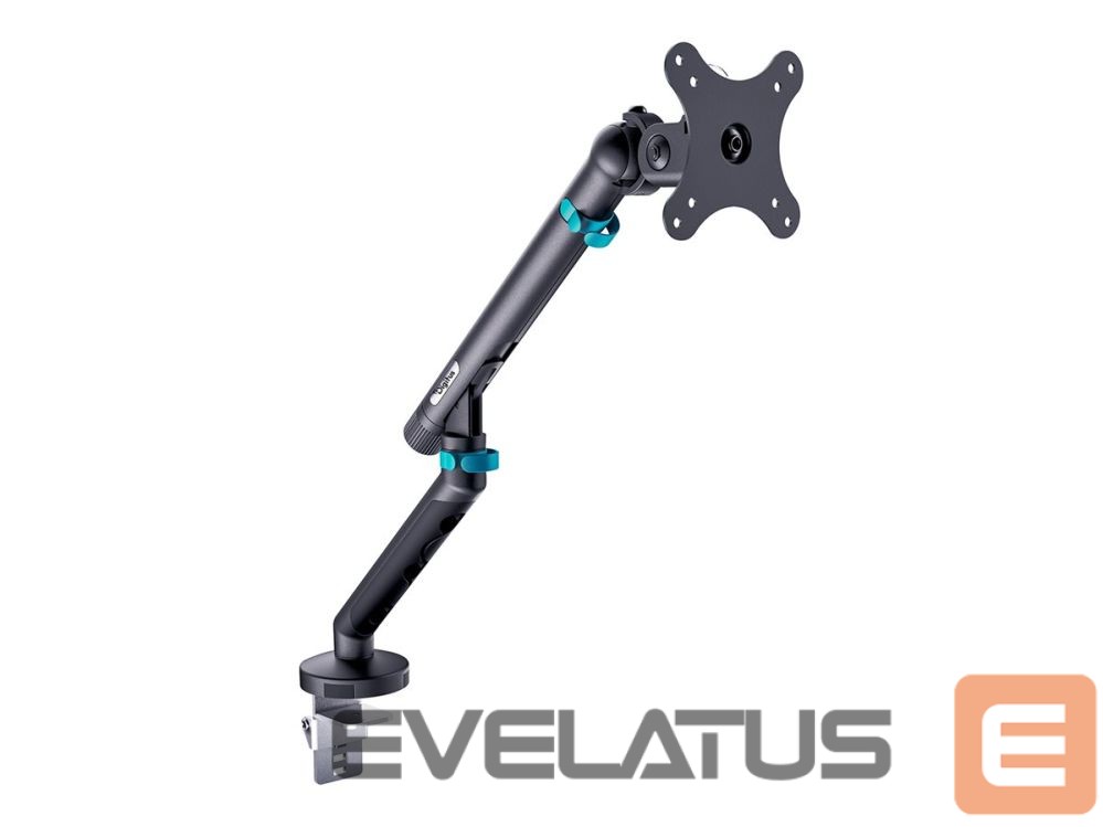 Teleri kinnitus Digitus Desk Mount | Tilt, rotation, pivot | Single design monitor mount | 35 " | Maximum weight (capacity) 10 kg | Black