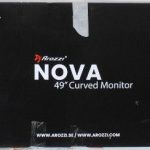 Monitorid AROZZI  SALE OUT.  Nova 49" VA, 165Hz - Black |  | Nova | 49 " | VA | 32:9 | 165 Hz | 4 ms | 5120 x 1440 pixels | 350 cd/m² | HDMI ports quantity 2 | Black | Warranty 24 month(s) | DAMAGED PACKAGING, SCRATCHED BODY 