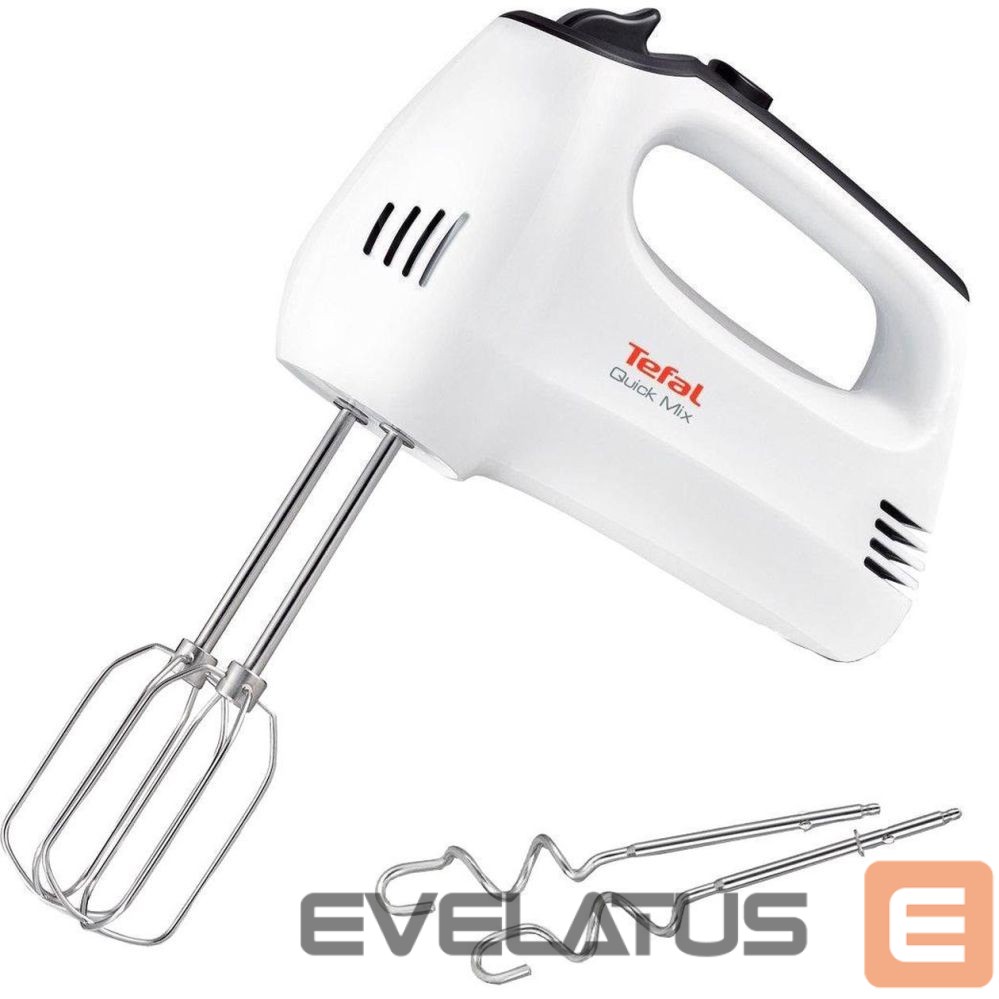 Mikserid ja blenderid TEFAL Hand mixer | HT3101 QuickMix | Hand Mixer | 300 W | Number of speeds 5 | Turbo mode | White