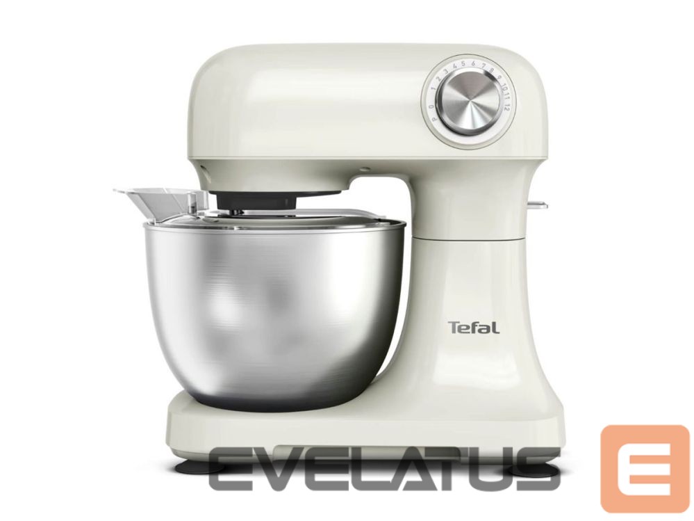 Mikserid ja blenderid TEFAL QB140AF0 Bake Easy | Kitchen Machine | 500 W | Number of speeds 12 | Bowl capacity 3.5 L | Beige