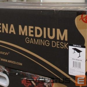 Arvutitoolid / lauad AROZZI  SALE OUT. |  | Gaming Desk | Arena Medium | Black | DAMAGED PACKAGING, SCRATCHED PARTS AND TABLE TOP | 24 month(s) 