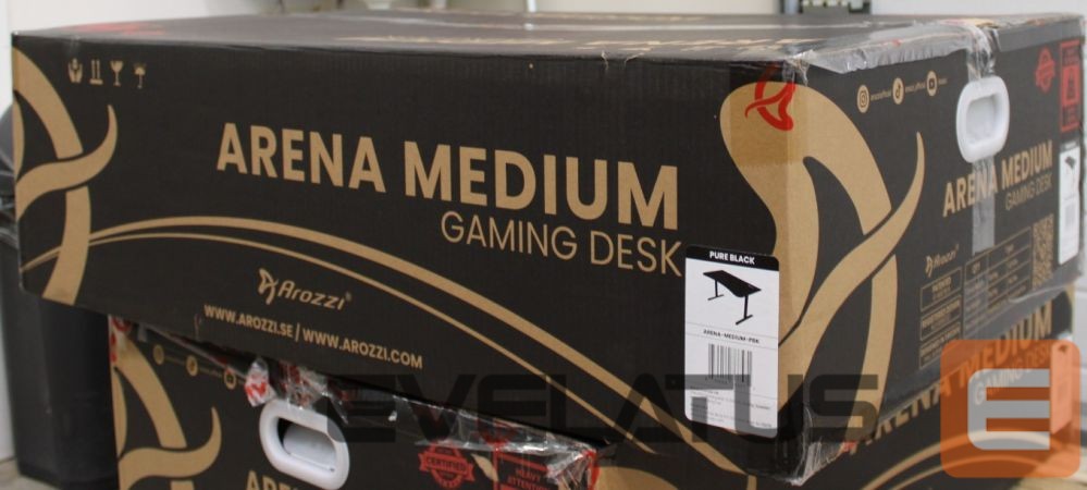 Arvutitoolid / lauad AROZZI SALE OUT. | | Gaming Desk | Arena Medium | Black | DAMAGED PACKAGING, SCRATCHED PARTS AND TABLE TOP | 24 month(s)