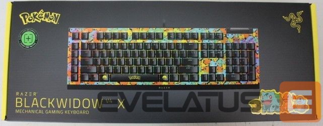Arvuti klaviatuur Razer SALE OUT. SALE OUT. BlackWidow V4 X | Mechanical Gaming Keyboard | Wired | US | Green Mechanical Switches | Pokémon Edition | DEMO