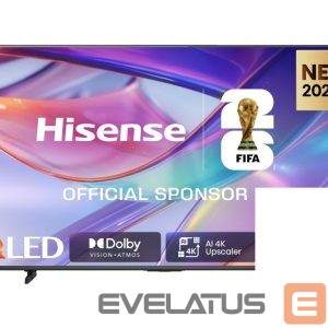 Televiisorid hisense  TV | 50E7S | 50" | Smart TV | VIDAA OS | UHD | Black 
