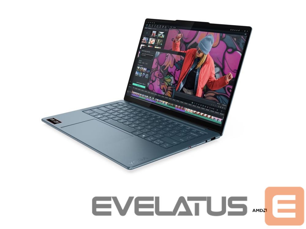 Sülearvuti Lenovo Yoga Slim 7 14AKP10 14 WUXGA AMD R5 AI 330/16GB/512GB/AMD Radeon 820M/WIN11 Home/ENG Backlit kbd/Tidal Teal/2Y Warranty |