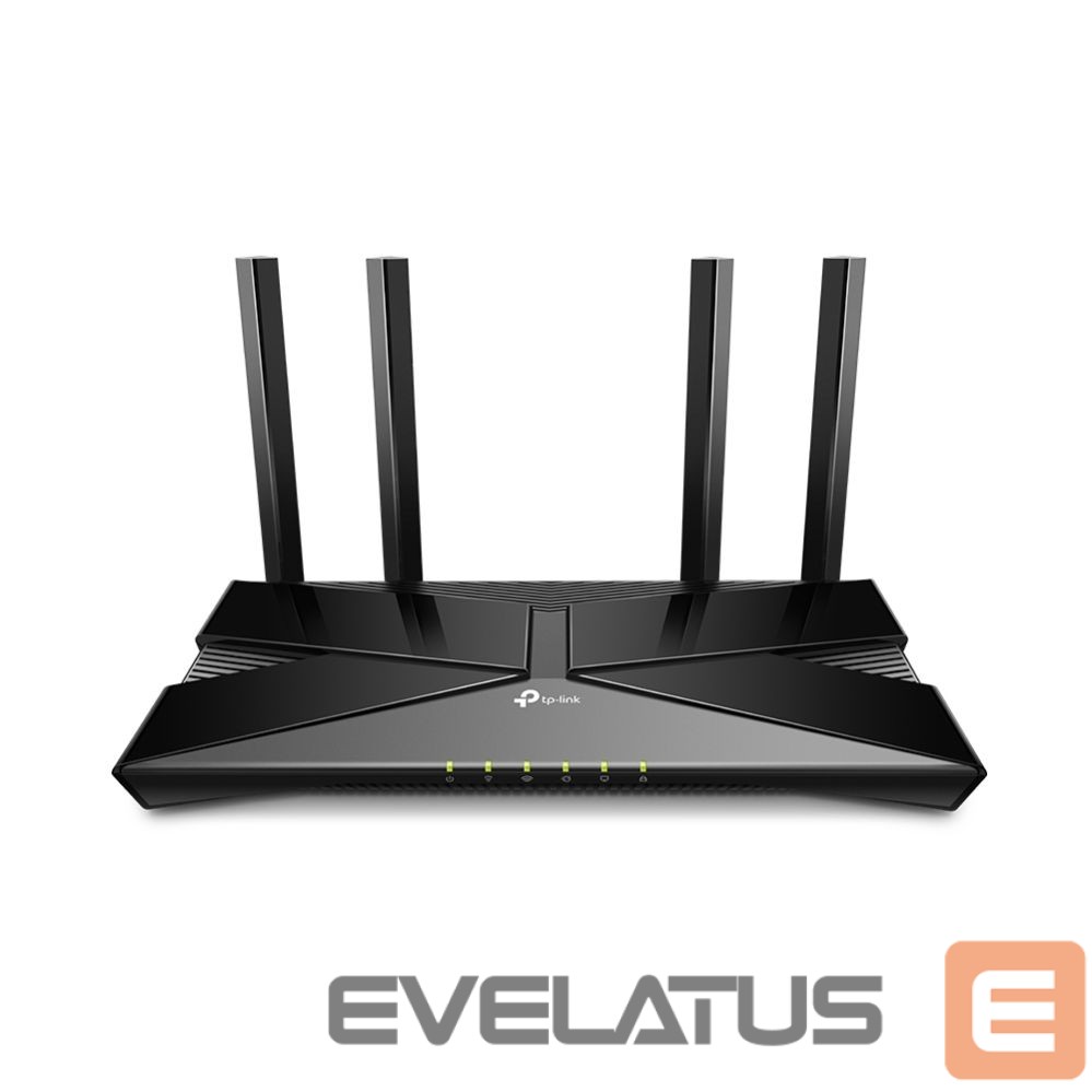 Ruuterid TP-Link Archer AX1500 | AX1500 Wi-Fi 6 Router | 802.11n | 10/100/1000 Mbit/s | Ethernet LAN (RJ-45) ports 4 | Mesh Support No | MU-MiMO Yes | No mobile broadband | Antenna type Fixed