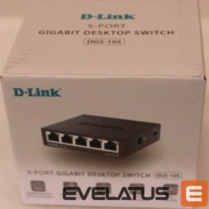 Server – muud tarvikud D-link  SALE OUT.  DGS-105GL/E 5-Port Gigabit Ethernet Switch | SALE OUT. Ethernet Switch | DGS-105/E | Unmanaged | Desktop | Gigabit Ethernet (copper) ports quantity 5 | 60 month(s) | UNPACKED 