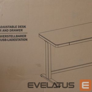 Kontoritarbed Digitus  SALE OUT. Electric Height Adjustable Desk | 72 - 121 cm | Maximum load weight 50 kg | Metal | White | 24 month(s) | DAMAGED PACKAGING, DEMO 