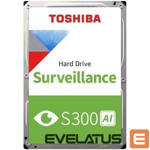 Kõvaketas HDD Toshiba  Hard Drive BULK/OEM | S300 AI Surveillance | 7200 RPM | 18000 GB 