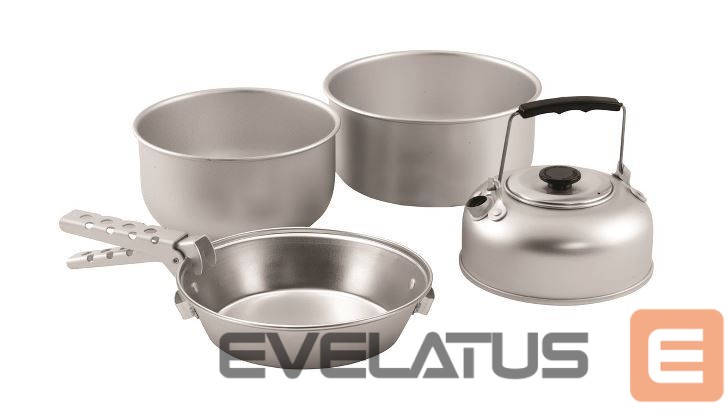 Köögi jaoks Easy Camp Adventure Cook Set M Silver Aluminium