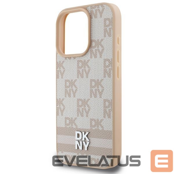 Muu telefoni lisavarustus DKNY DKNY Checkered Pattern & Printed Stripes iPhone 16 Pro Case - Pink
