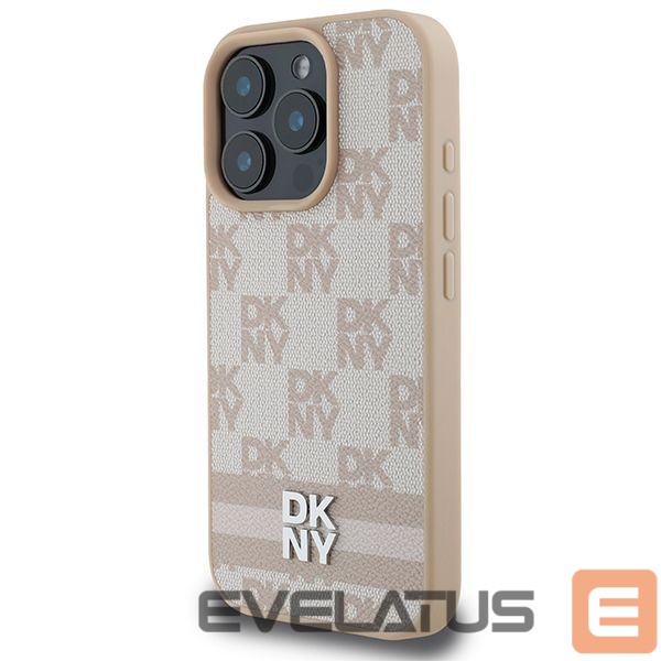 Muu telefoni lisavarustus DKNY DKNY Checkered Pattern & Printed Stripes iPhone 16 Pro Case - Pink