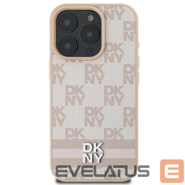 Muu telefoni lisavarustus DKNY DKNY Checkered Pattern & Printed Stripes iPhone 16 Pro Case - Pink